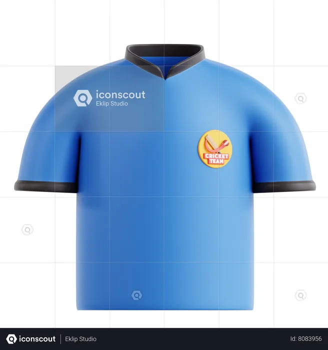 Maillot de cricket  3D Icon