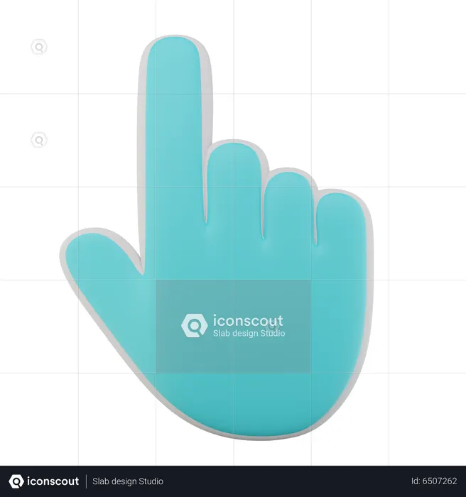 Curseur de la main  3D Icon