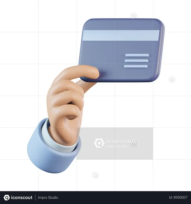 Main tenant la carte  3D Icon