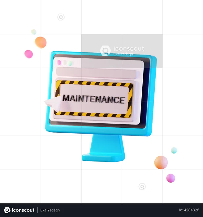 Maintenance  3D Illustration