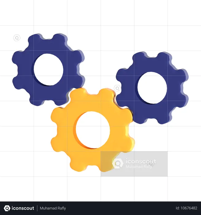 Maintenance Gear  3D Icon