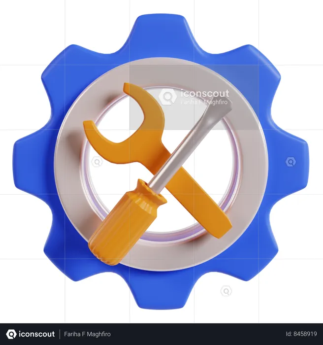 Maintenance Tools  3D Icon