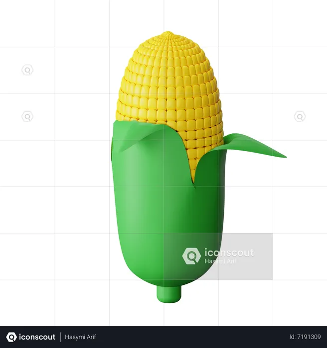 Maïs  3D Icon