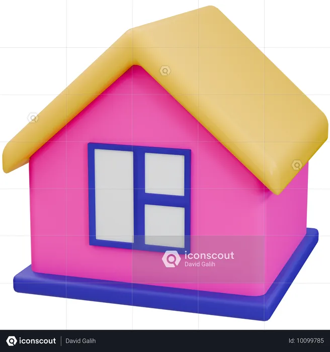 Maison de jouets  3D Icon