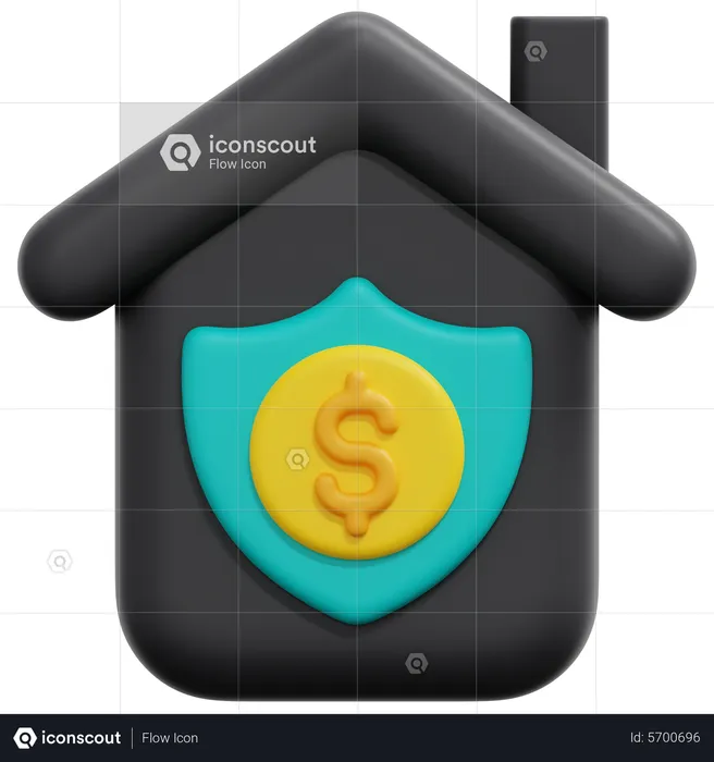 Maison de retraite  3D Icon