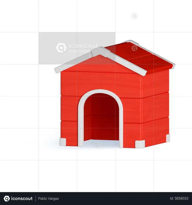 Maison pour animaux de compagnie  3D Icon