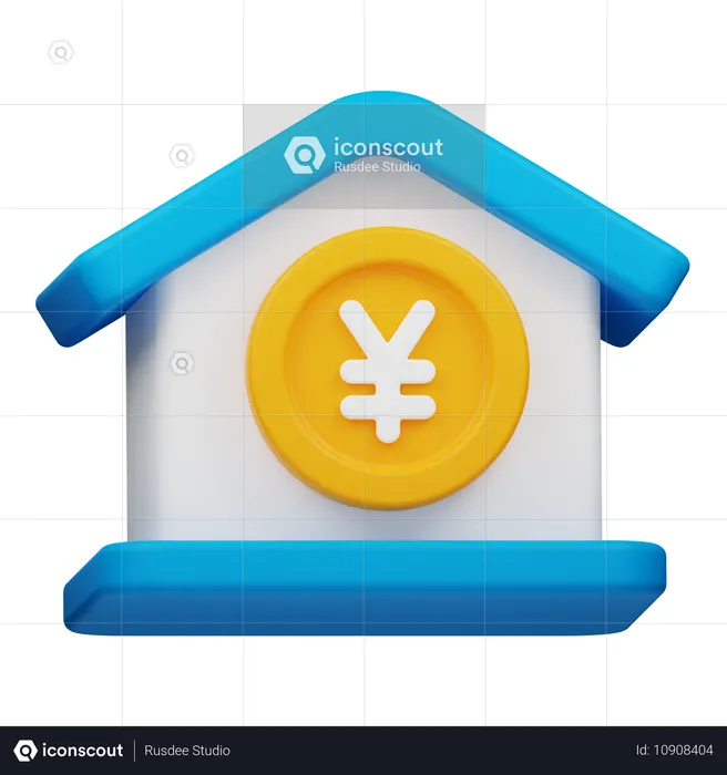 Maison du yen  3D Icon