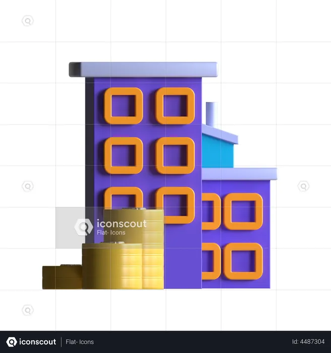 Capital  3D Illustration