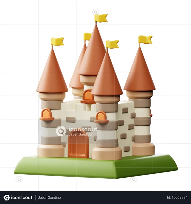 Majestic Castle  3D Icon