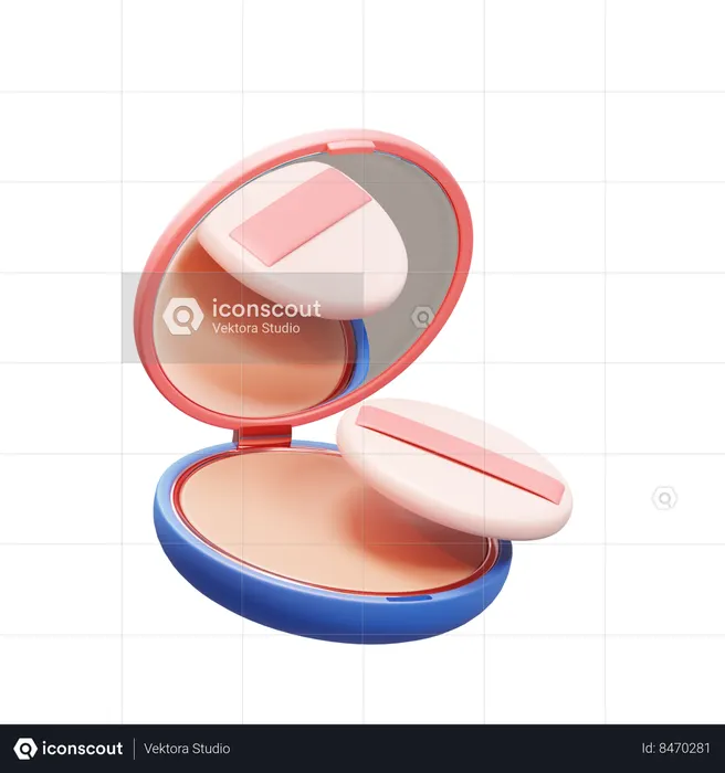 Make Up Powder  3D Icon
