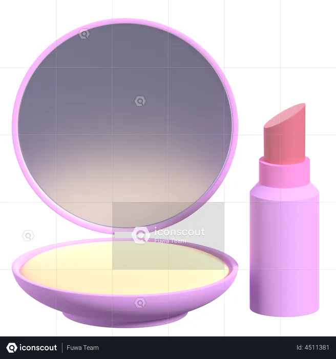 Makeup  3D Illustration