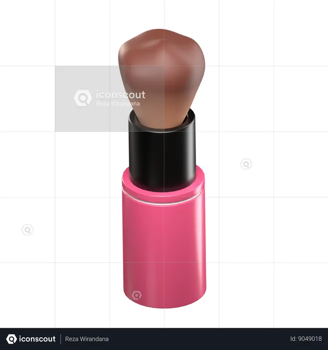 Makeup Brush  3D Icon