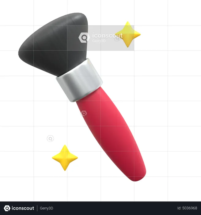 Makeup Brush  3D Icon