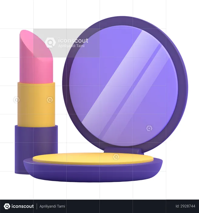 Makeup Kit  3D Illustration