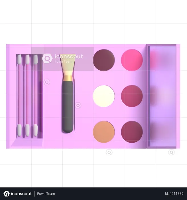Makeup Kit  3D Illustration
