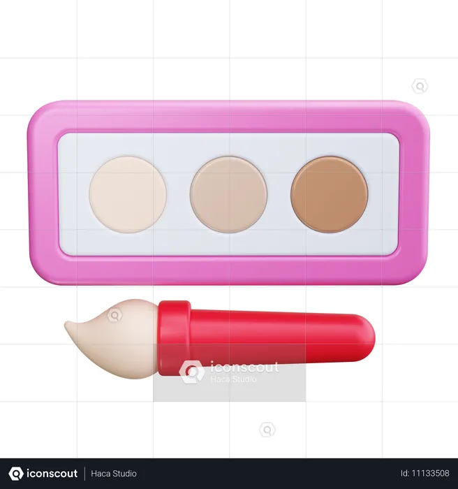 Makeup Palette  3D Icon