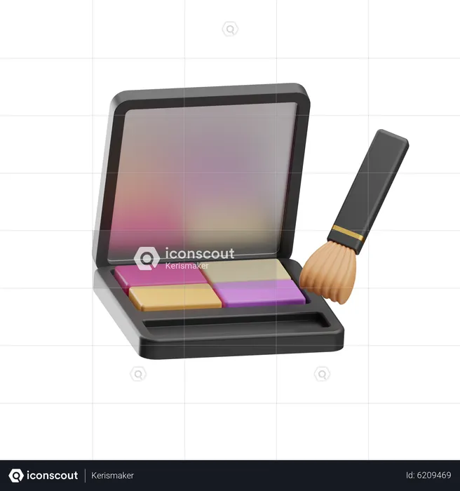 Makeup Palette  3D Icon