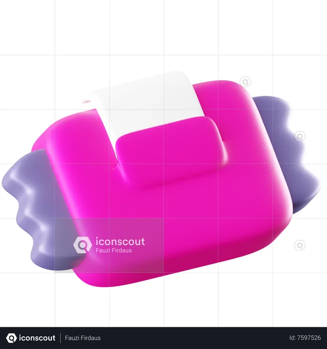 Makeup Remover Wipes  3D Icon