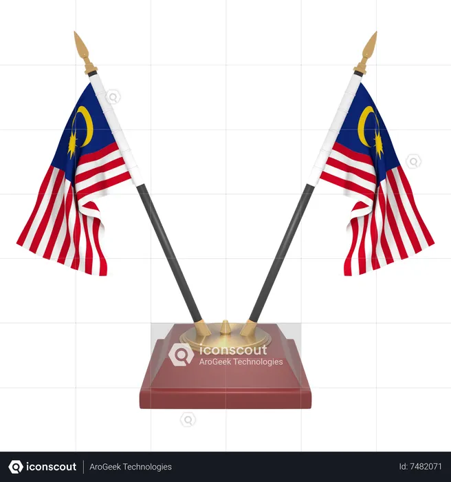 Malaysia Flag 3D Icon