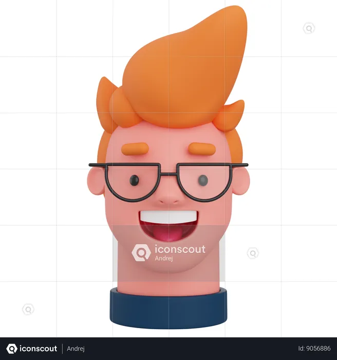 Male Avatar  3D Icon