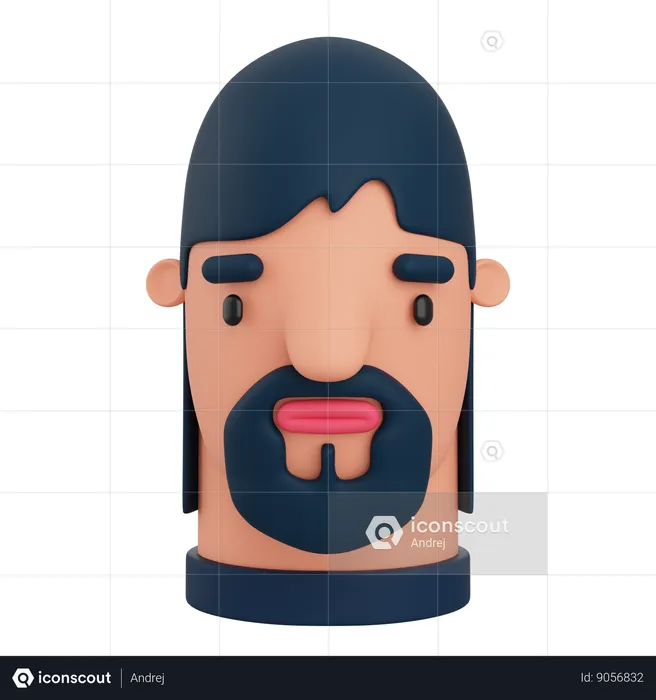 Male Avatar  3D Icon