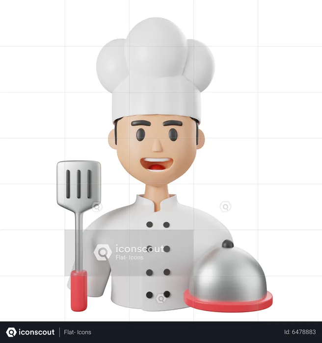 Male Chef  3D Icon