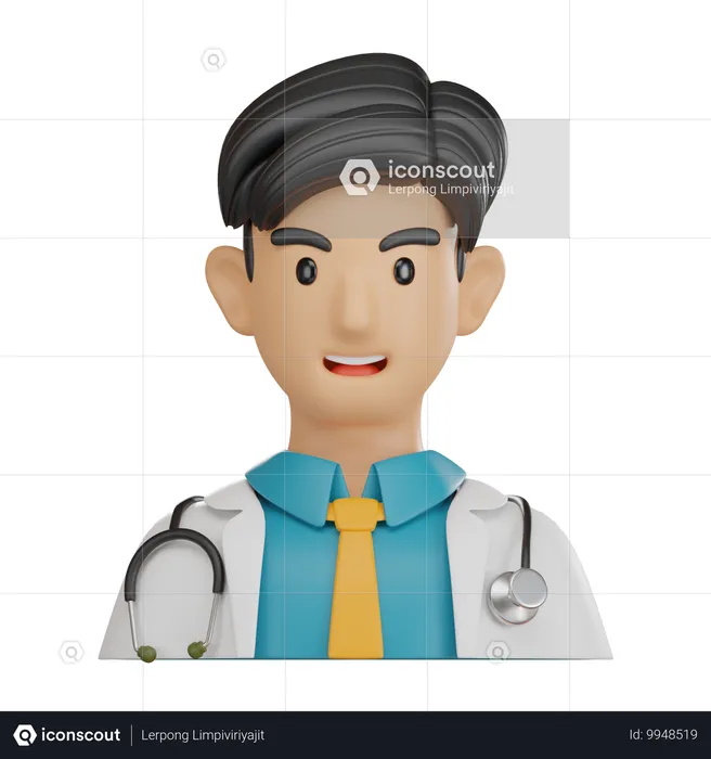 Male Doctor  3D Icon