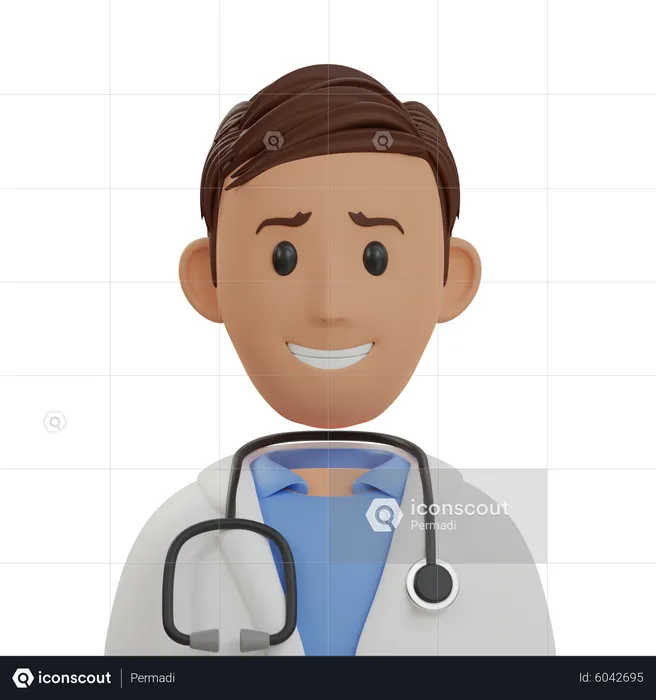 Male Doctor  3D Icon