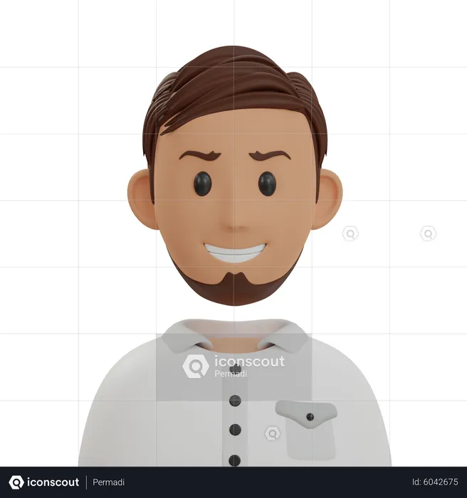Male Employee  3D Icon