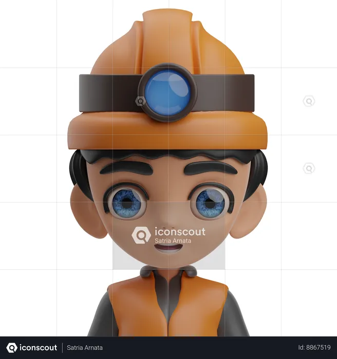 Male Engineer  3D Icon