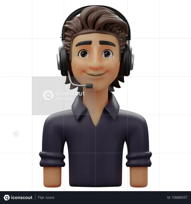 Male Guest  3D Icon