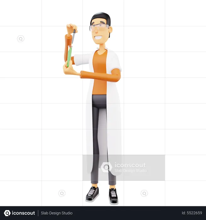 Male Professor  3D Icon