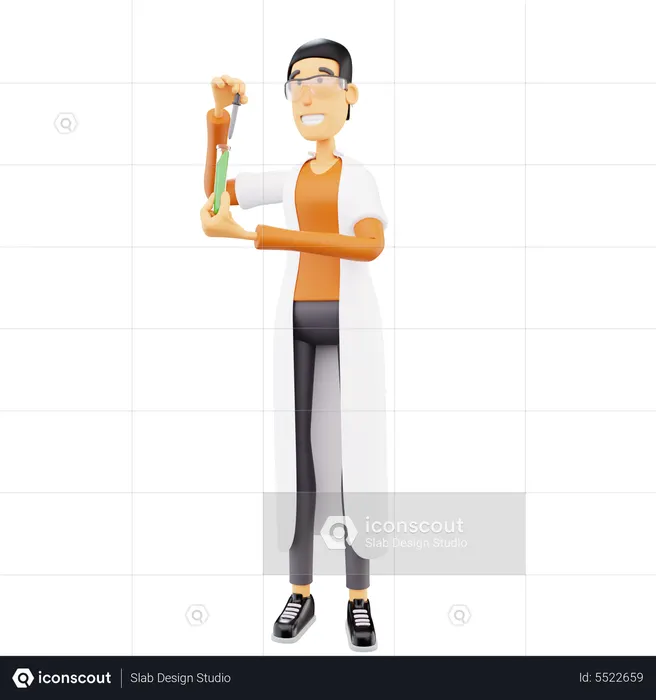 Male Professor  3D Icon