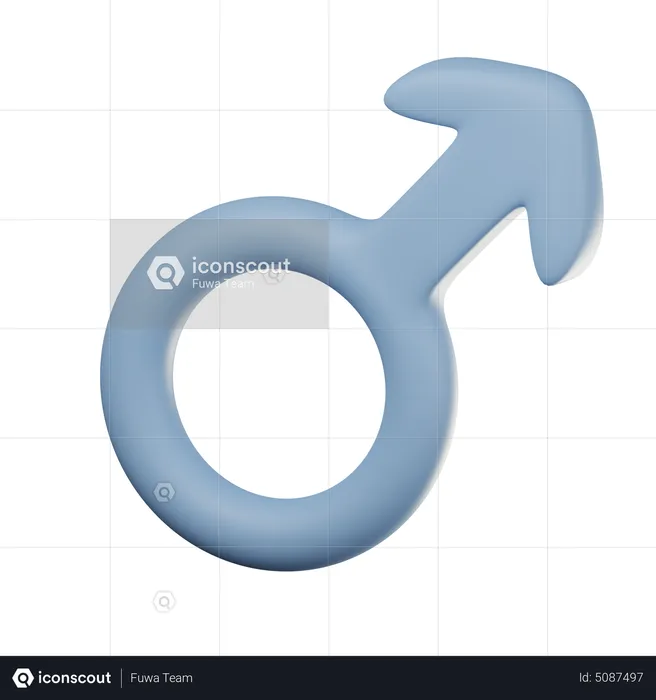 Male Sign  3D Icon