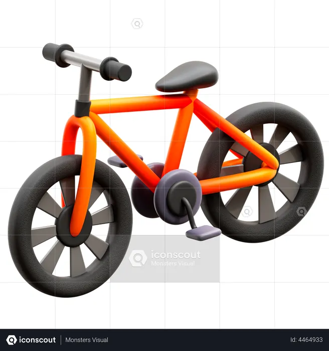 Male Sport Bike  3D Illustration