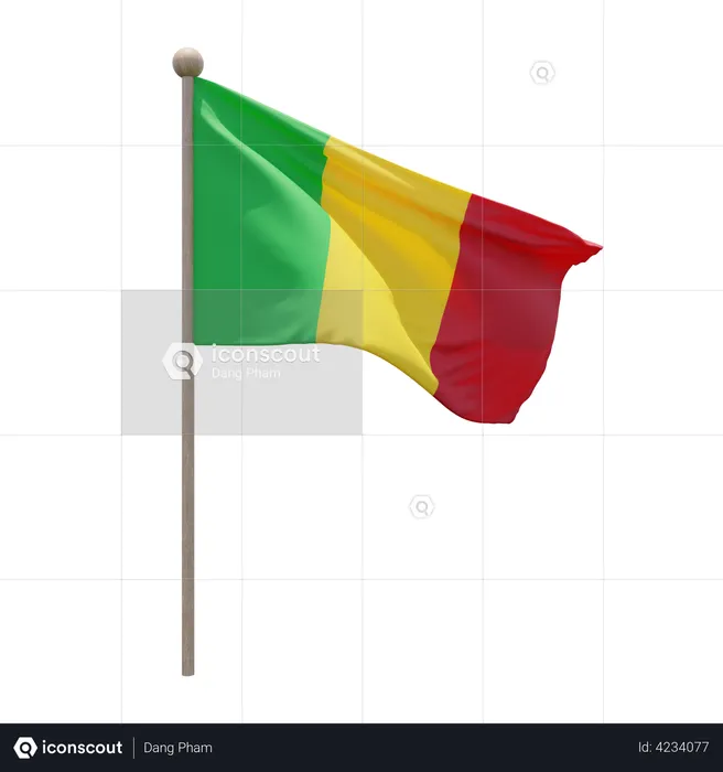 Kleines Fahnenfeld  3D Flag
