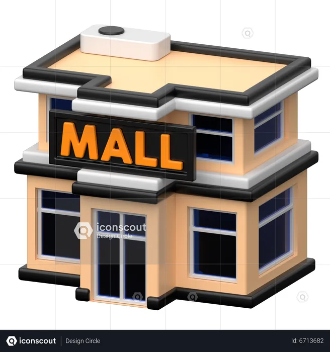 Mall  3D Icon