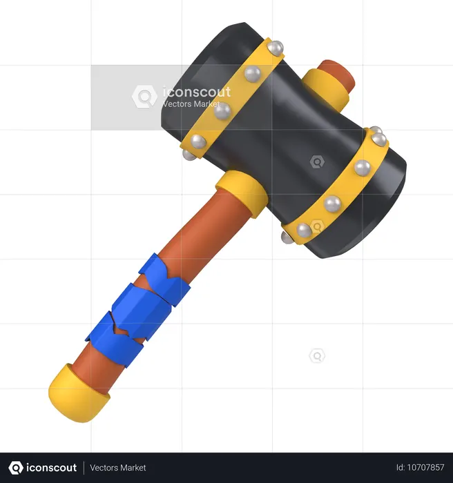 Mallet  3D Icon