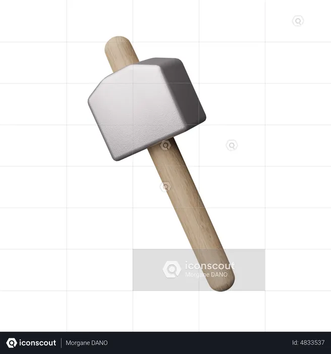 Mallet  3D Icon