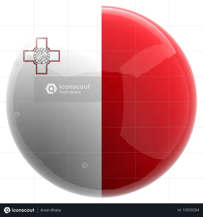 Malta Flag 3D Icon