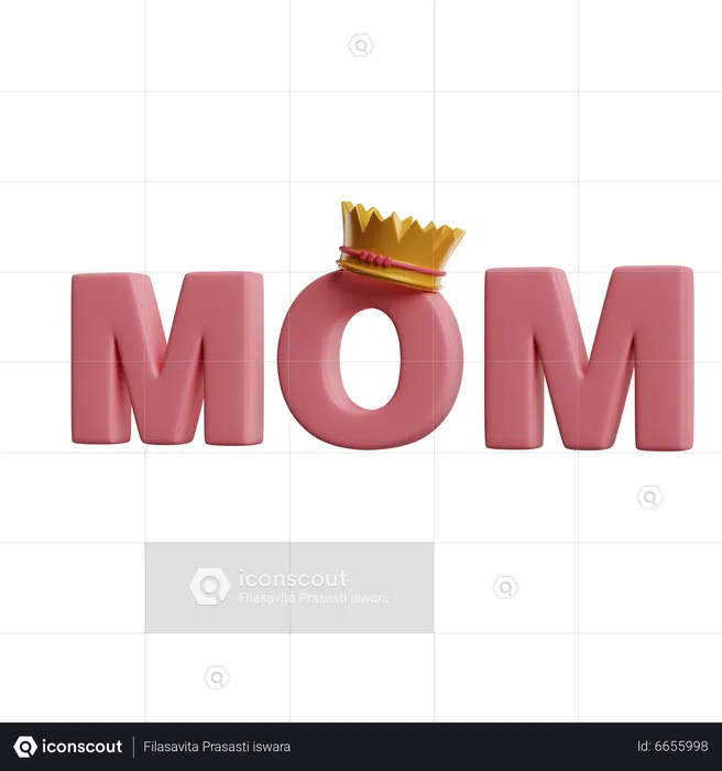 Mama Königin  3D Icon