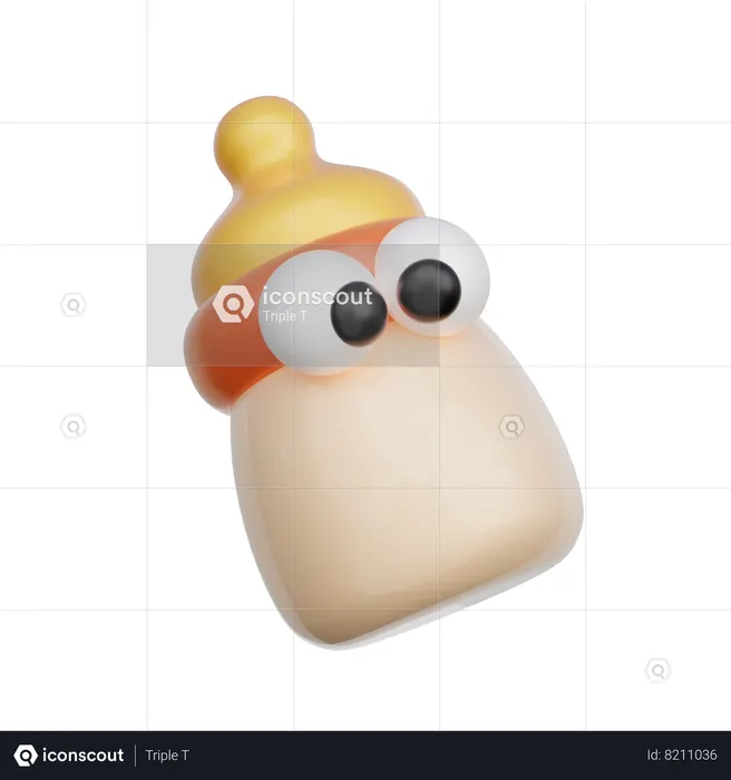 Mamadeira  3D Icon