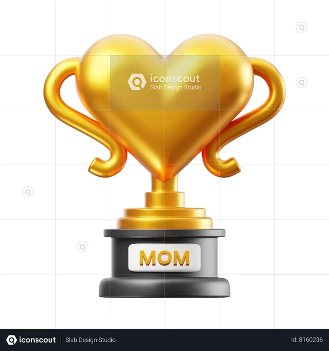 Troféu mãe  3D Icon