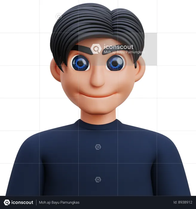 Man  3D Icon