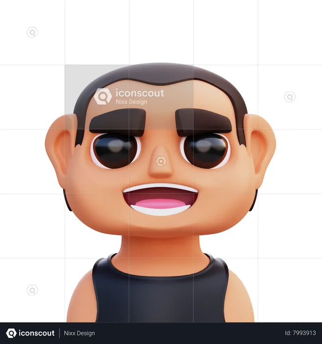 Man  3D Icon