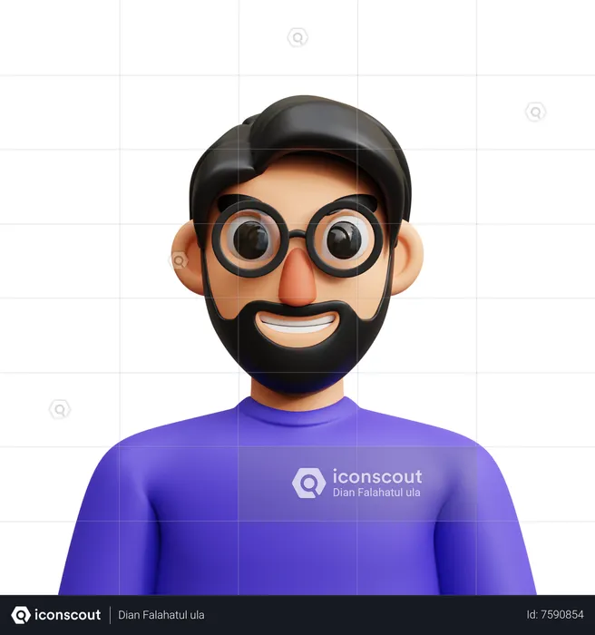 Man  3D Icon