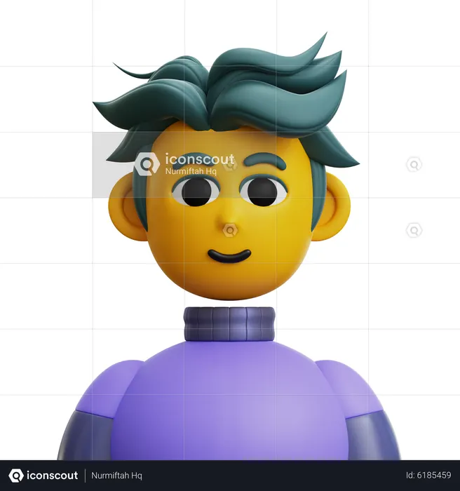 Man  3D Icon