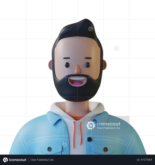 Man  3D Icon