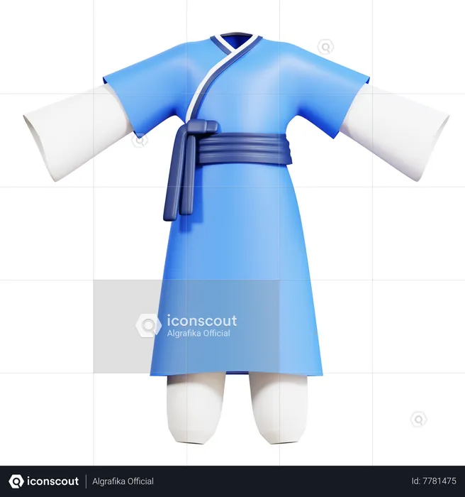 Man Hanbok  3D Icon