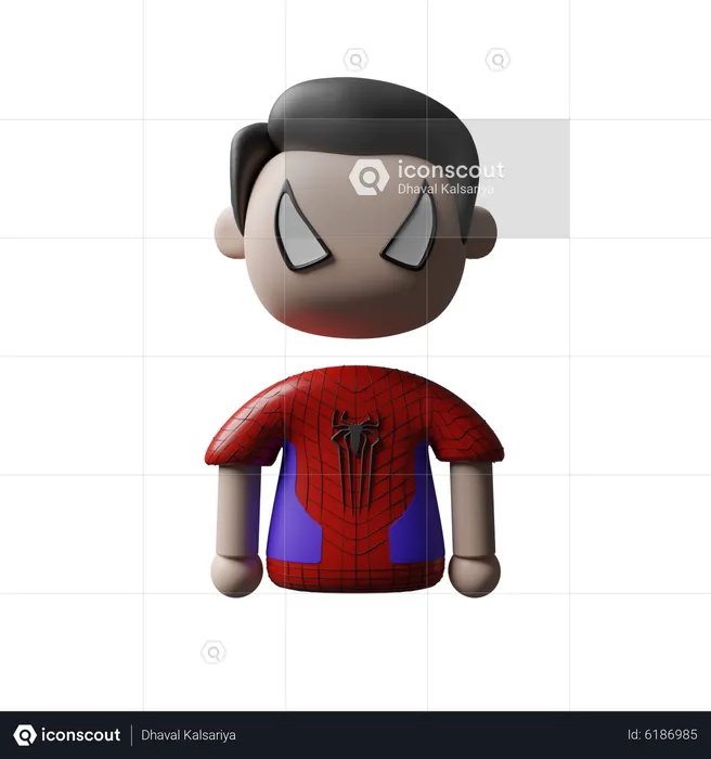Man of Spider  3D Icon